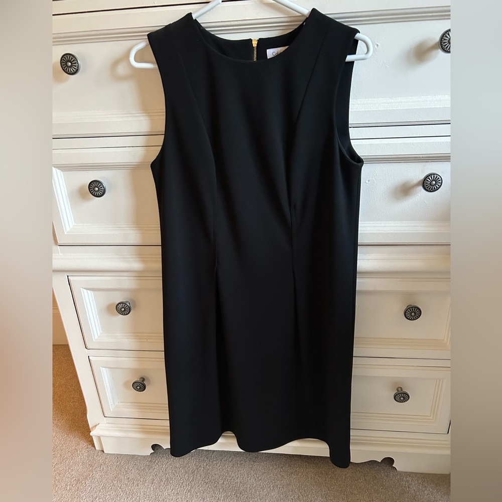 Calvin Klein Classic Black Midi Dress